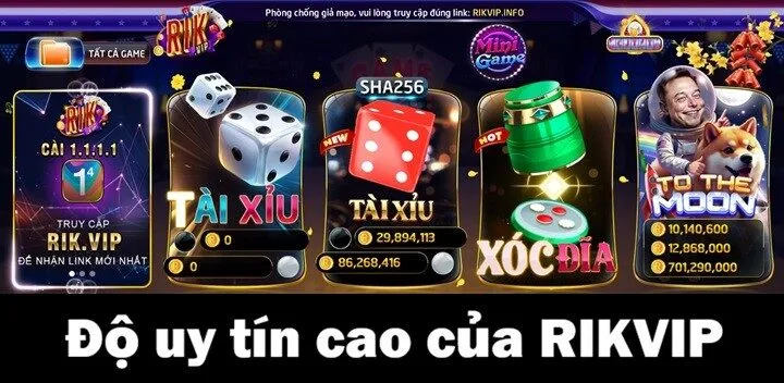 Trang chủ Rikvip 64 Yếu tố khẳng định độ uy tín cao của Rikvip